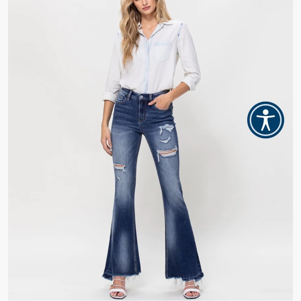 High Waist flare jeans